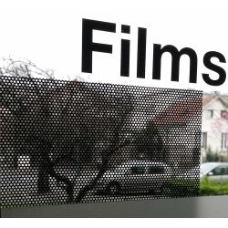 film adhésif micro perfore noir